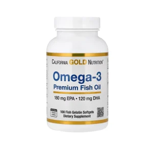 مکمل امگا 3 تغذیه طلایی کالیفرنیا California Gold Nutrition
