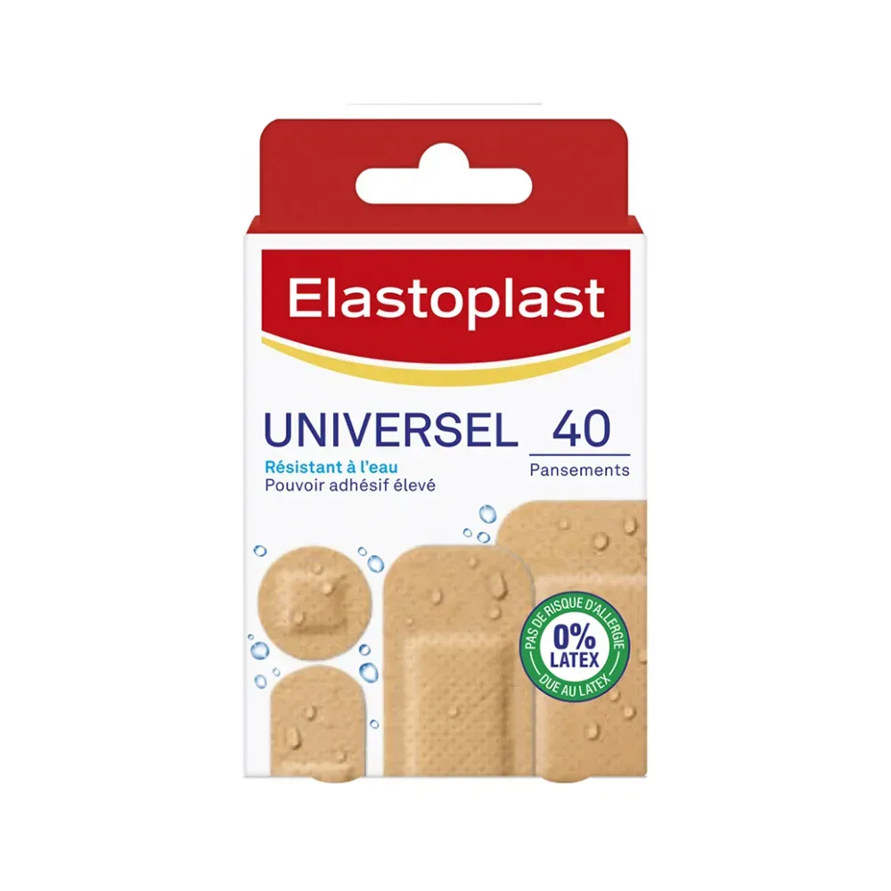 Elastoplast Plasters Dressings 4 Sizes X40 Universal 4 formats x40 Elastoplast Plasters Dressings 4 Sizes X40 Universal 4 formats